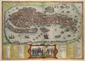 Ein Blick auf Venedig von Georg and Hogenberg Franz Braun