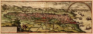 Katalonische Stadt von Georg and Hogenberg Franz (1535 90) Braun