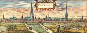 Dortmund von Georg and Hogenberg Franz (1535 90) Braun