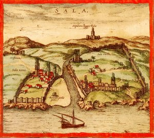 Sale, Marokko von Georg and Hogenberg Franz (1535 90) Braun
