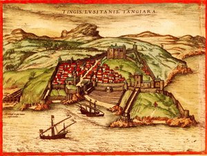 Tanger, Marokko von Georg and Hogenberg Franz (1535 90) Braun