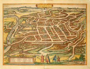 Vilnius aus Civitates Orbis Terrarum von Georg Braun von Georg Braun and Hogenberg Franz