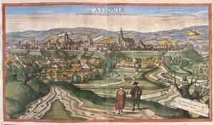 Kosice (Kaschau), Slowakei von Georg Braun and Hogenberg Franz
