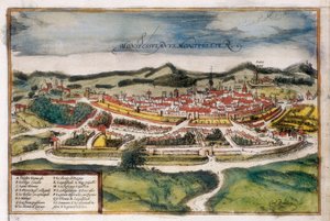 Plan der Stadt Montpellier