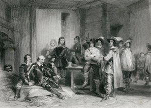 Tod des Earl of Lindsey (Gravur)