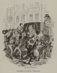 In der Öffentlichkeit erscheinen von George (after) Cruikshank
