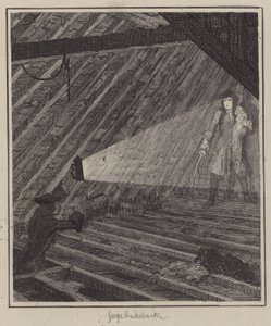 Illustration für Jack Sheppard (Gravur) von George (after) Cruikshank