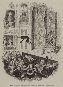 Meister Joes unerwarteter Besuch in der Grube von George (after) Cruikshank