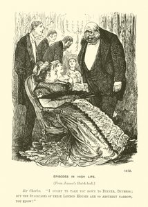 Episoden im hohen Leben (Gravur) von George (after) Du Maurier