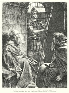 St. Paul im Gefängnis (Stich) von George (after) Du Maurier
