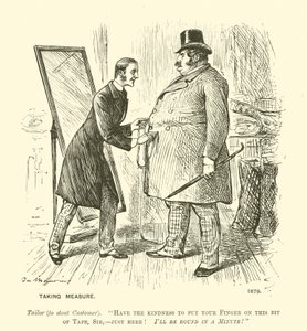 Maßnehmen von George (after) Du Maurier