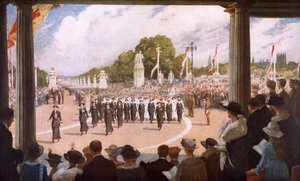 Die Friedensprozession in London