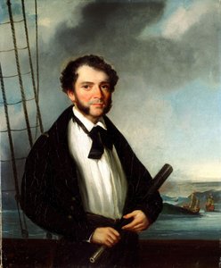 Ein Kapitän der Handelsmarine, ca. 1830-35 von George (attr. to) Chinnery