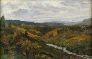 Landschaft von George 9th Earl of Carlisle (attr.to) Howard
