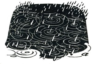 Regenpfützen-Design