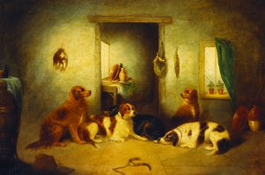 Warten auf den Meister, 1870 von George Armfield