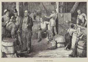 Ein Landladen in Virginia von George Augustus Sala