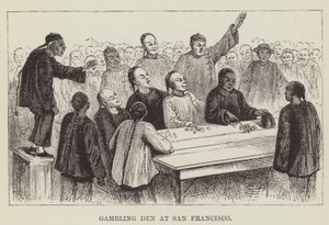 Spielhölle in San Francisco von George Augustus Sala