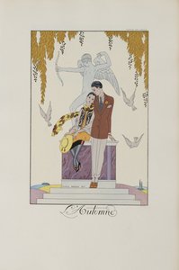 Falbalas et fanfreluches: Der Herbst, 1925 von George Barbier