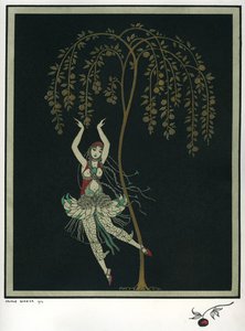 Tamara Karsavina im Ballett Der Feuervogel von I. Strawinsky
