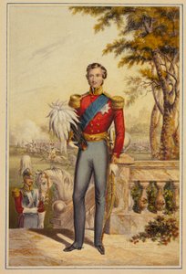 Seine Königliche Hoheit Prinz Albert (Blaue Hosen) von George Baxter