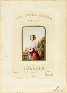 Die Braut, Titelblatt für das Notenblatt von The Prima Donna Waltz