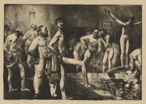 Badehaus der Geschäftsleute von George Bellows