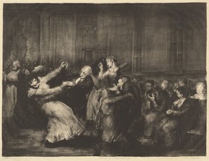 Tanz in einer Irrenanstalt von George Bellows