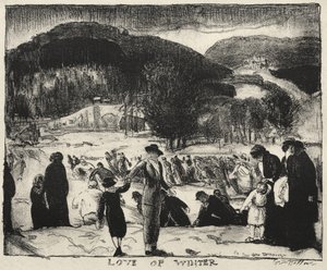 Liebe zum Winter, Weihnachten 1917 von George Bellows