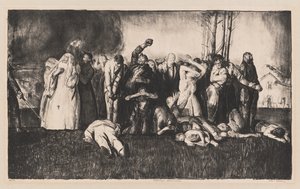 Massaker in Dinant von George Bellows