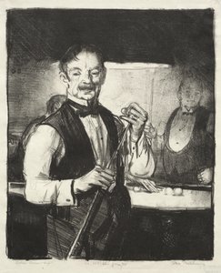 Alter Billardspieler von George Bellows