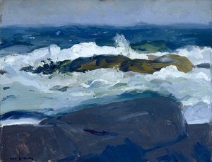 Felsriff, Maine von George Bellows