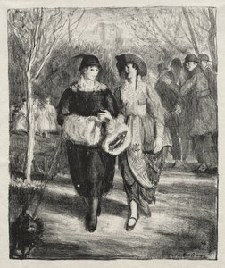 Frühling, Central Park von George Bellows
