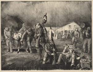 Krieg-Serie: Die Bacchanale von George Bellows