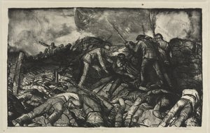 Kriegsserie: Der Sturmangriff von George Bellows