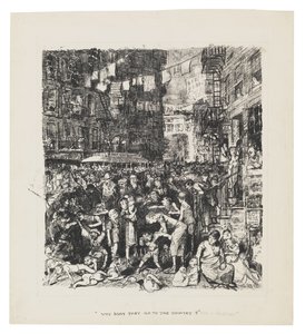Warum fahren sie nicht aufs Land in den Urlaub? von George Bellows