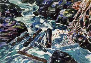 Der Bach, Nova Scotia von George Benjamin Luks