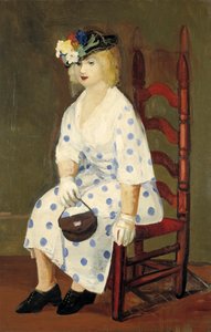 Das gepunktete Kleid, 1927 von George Benjamin Luks