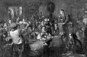 Die Auktion, letzter Tag des Verkaufs, die Internationale Ausstellung, 1862