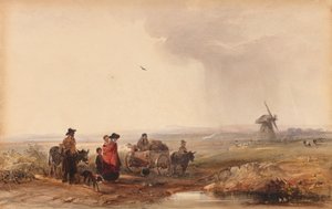 Zigeunerlager, Holland, 1800er Jahre