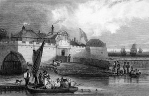 Tilbury Fort, Essex, graviert von Henry Adlard, ca. 1832 von George Bryant Campion