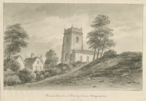 Milwich Kirche und Pfarrhaus