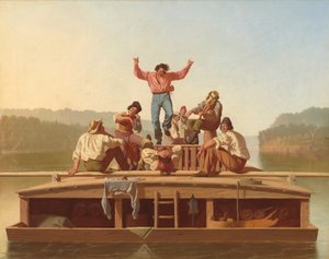 Die fröhlichen Flachbootmänner (1846)