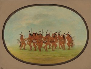 Amüsanter Tanz - Sioux, 1861-1869
