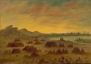 Ein Apachee-Dorf, 1855-1869