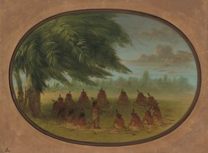 Ein Indianerrat - Sioux