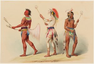 Ballspieler von George Catlin