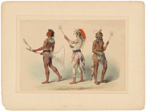 Ballspieler von George Catlin