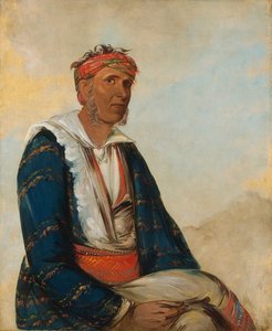 Cól-lee, ein Bandenhäuptling, 1834 von George Catlin