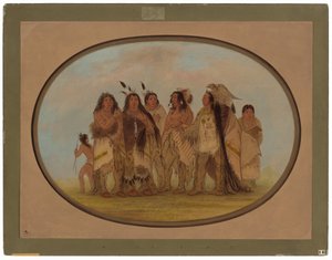 Hervorragende Crow-Indianer